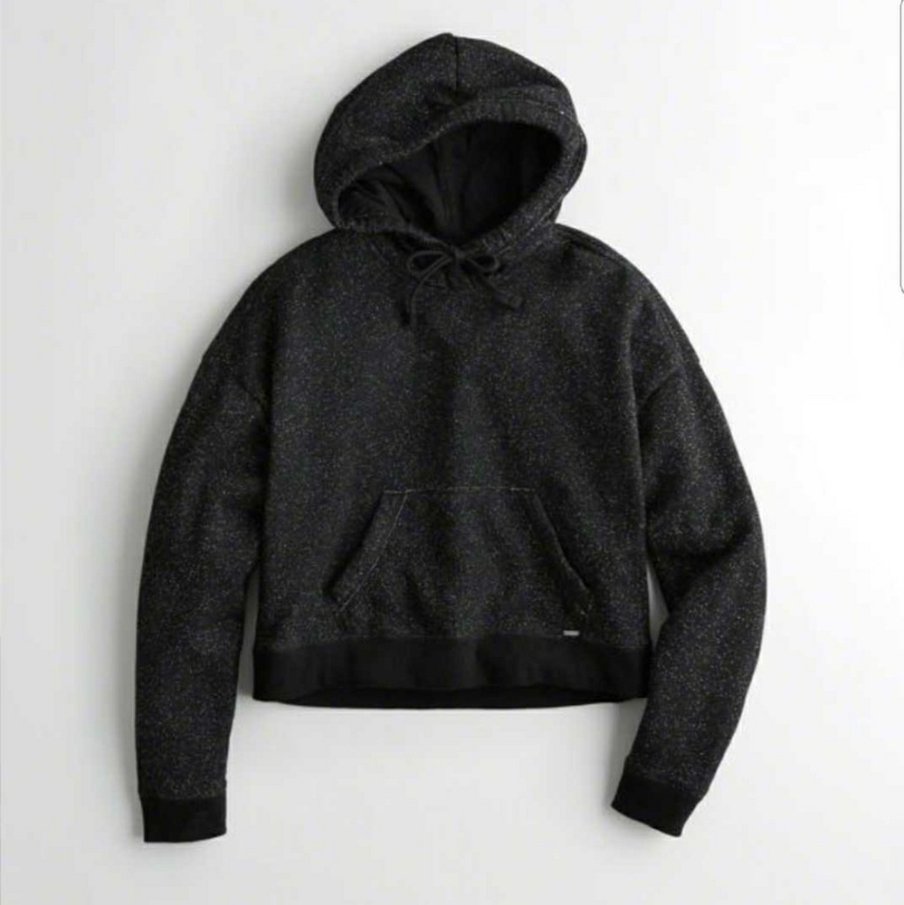 NEW Hollister Boxy Cropped Hoodie